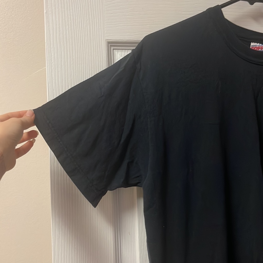 Vintage Soffe Men's Size Large Black Worn In Comfy Soft T Shirt